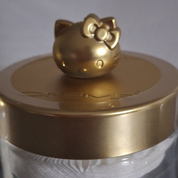NEW (3) The CREME Shop X HELLO KITTY 80 Exfoliating Cotton Pads In  Glass Jar - Picture 3 of 3